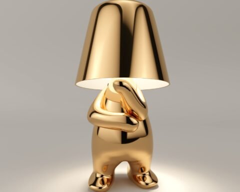 Lampe de Table Thinker Gold